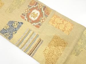 アンティーク　名物裂織り出し袋帯(材料)